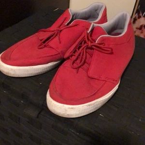 Red Air Jordan’s. Size 13 USED